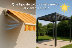 Resistencia al viento y al sol de los diferentes toldos